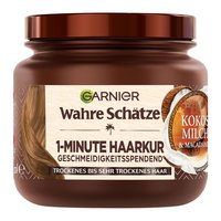 Wahre Schätze 1-Minute Haarkur mit Kokosmilch und Macadamiaöl - Produktabbildung