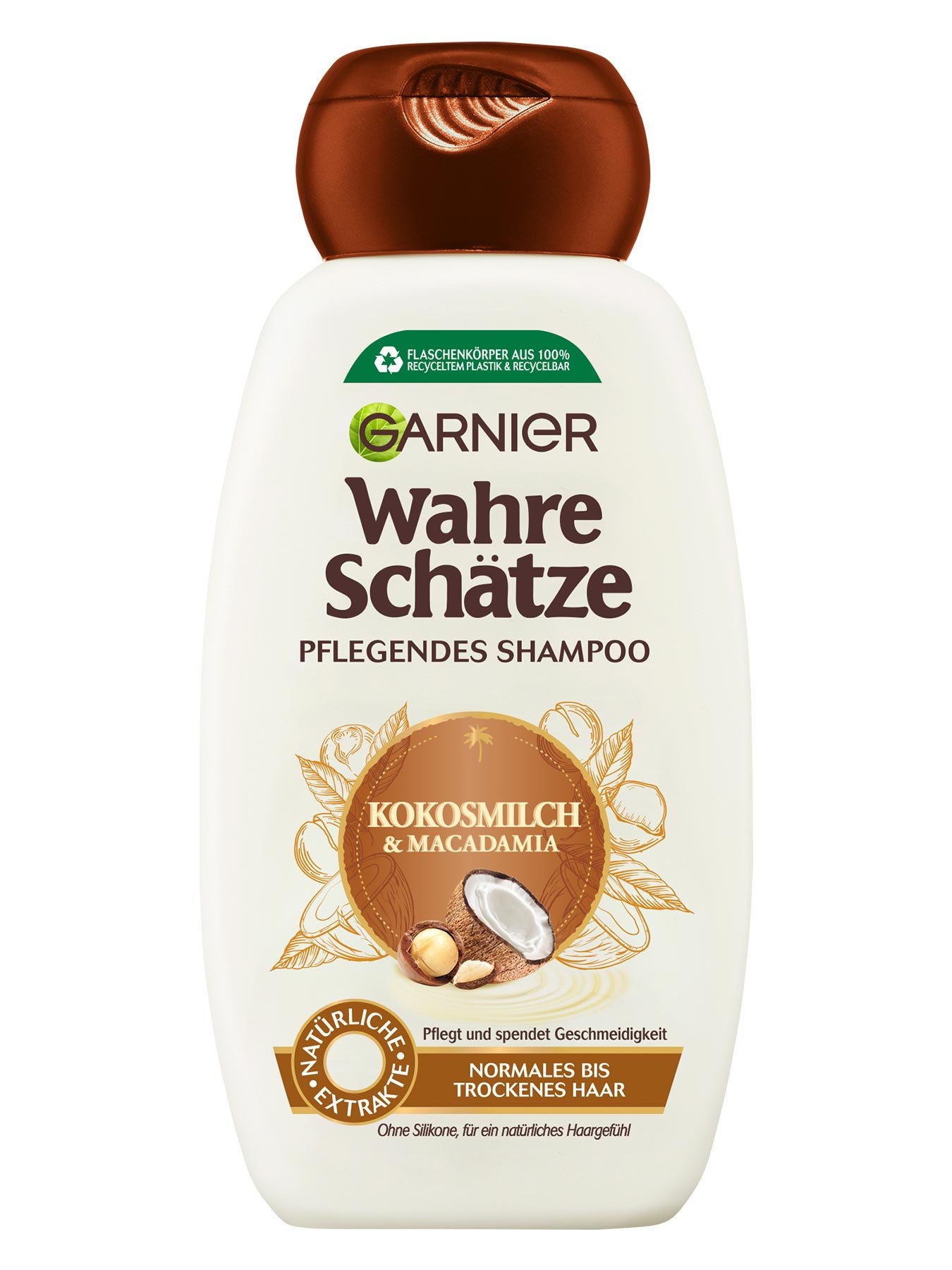 Nährendes Shampoo Kokosmilch und Macadamia IntensivPflege für trockenes Haar Garnier®