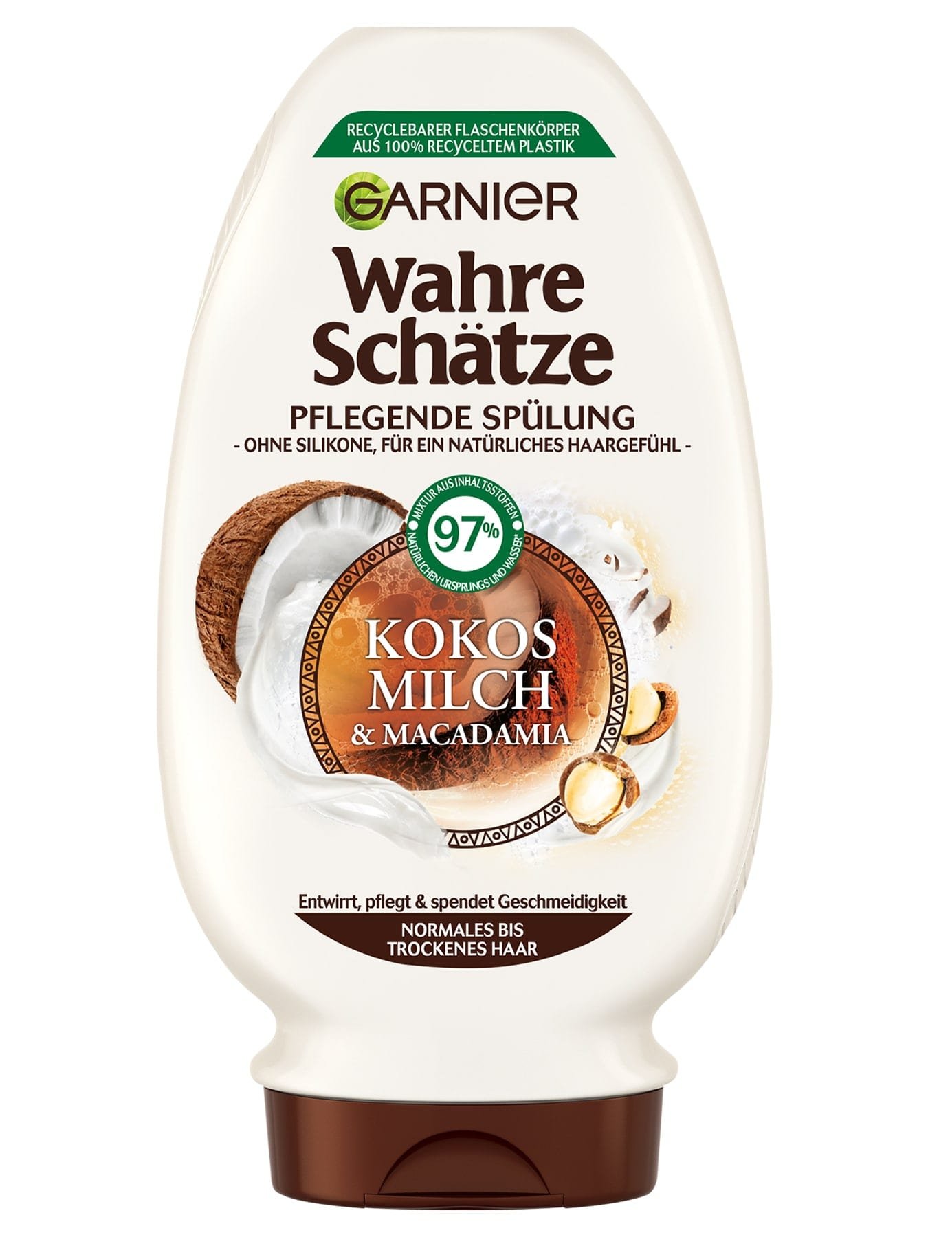 Wahre Schätze Kokosmilch & Macadamia Spülung - Produktabbildung