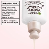 Anwendungshinweis von der Wahre Schätze 2-in-1 Pflege & Styling Leave-In Creme Sanfte Hafermilch