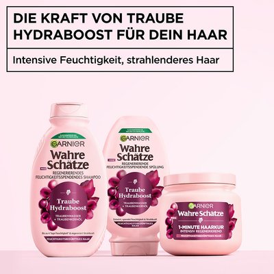Wahre Schätze Traube Hydraboost Produktreihe