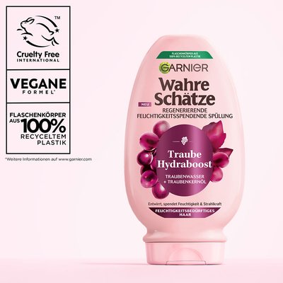 Wahre Schätze Regenerierende Feuchtigkeitsspendende Spülung Traube Hydraboost Produktbild