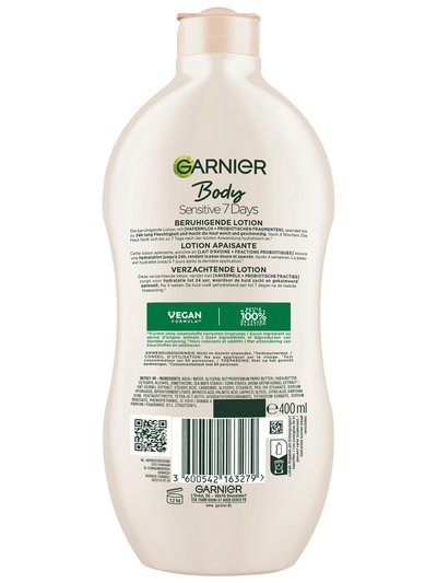 Body Sensitiv 7 Tage Hafermilch - Produkt Rückansicht