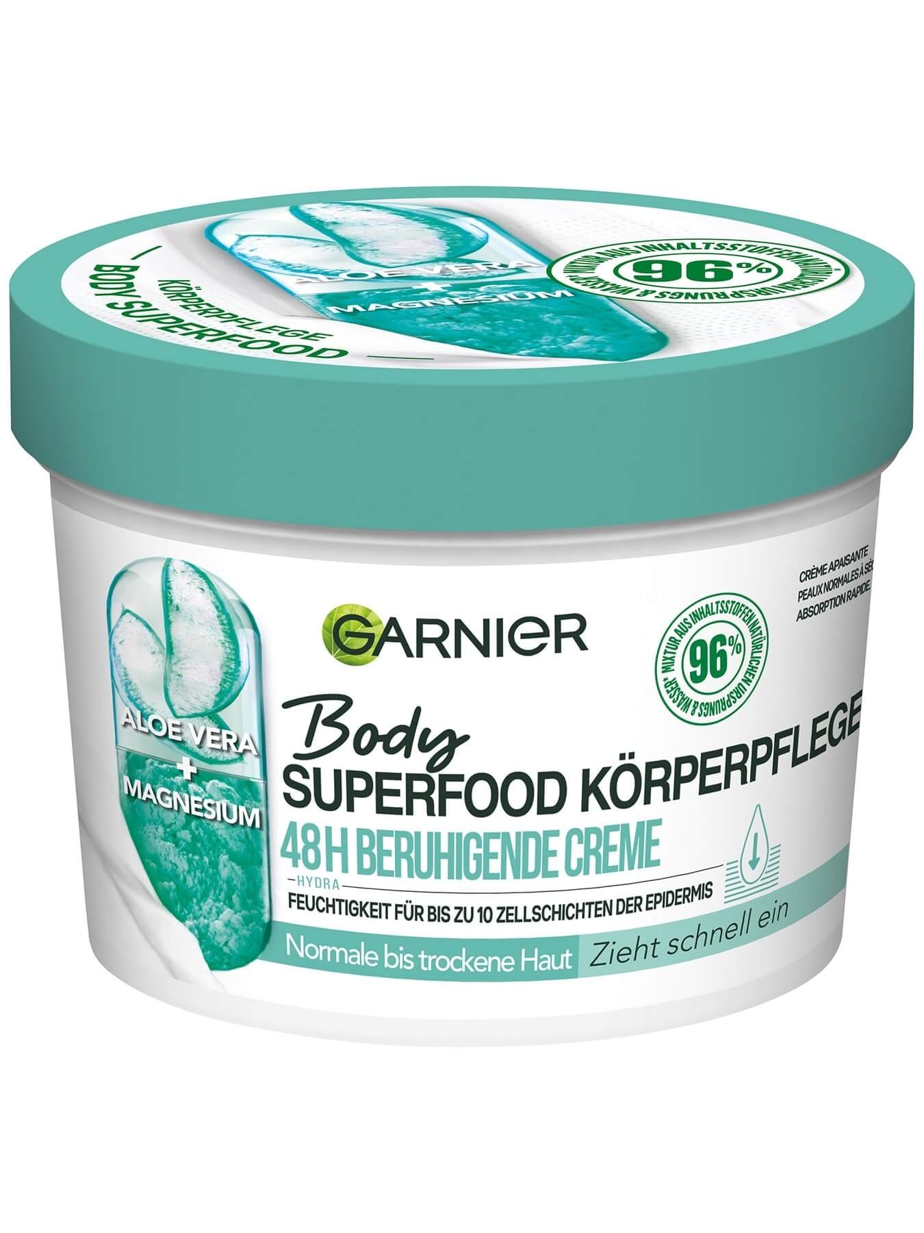 Body Superfood Körperpflege Creme mit Aloe Vera - Produktabbildung