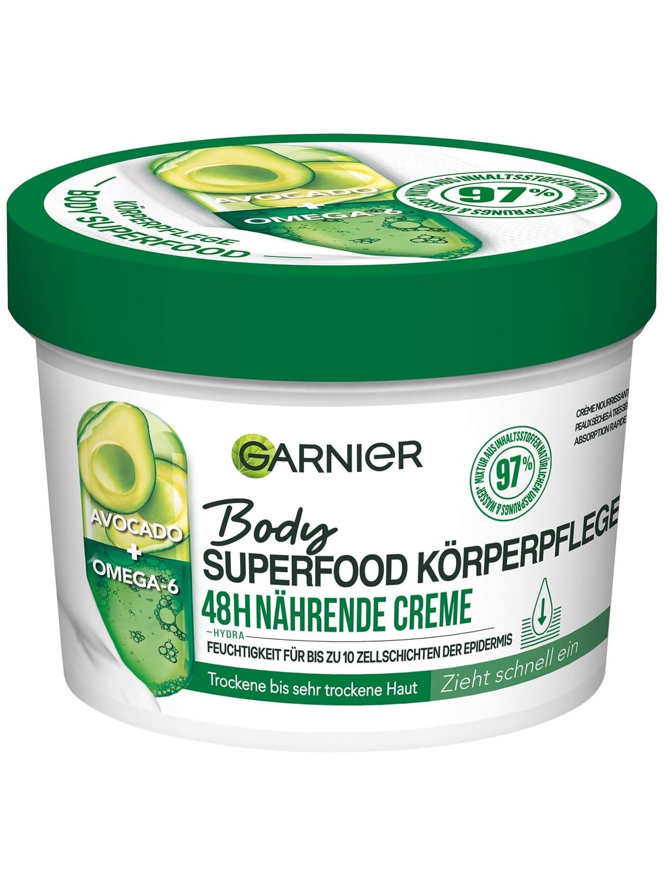 Body Superfood Körperpflege nährende Creme mit Avocado - Produktabbildung