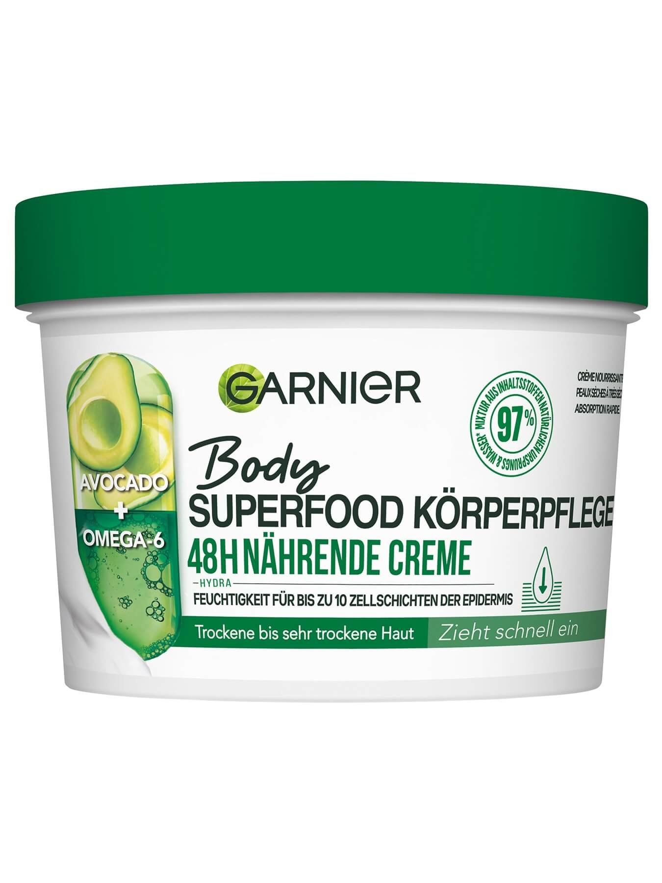 Body Superfood Körperpflege nährende Creme mit Avocado - Produktabbildung