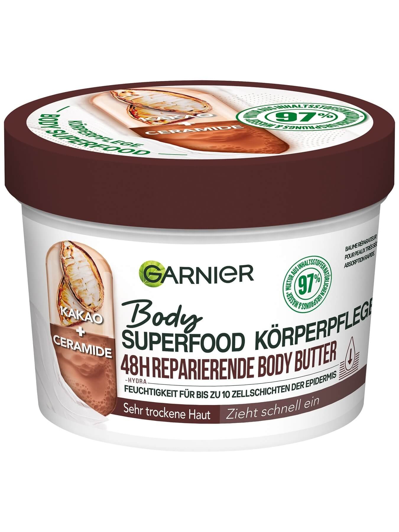 Body Superfood Körperpflege 48h reparierende Body Butter Kakao  - Produktabbildung