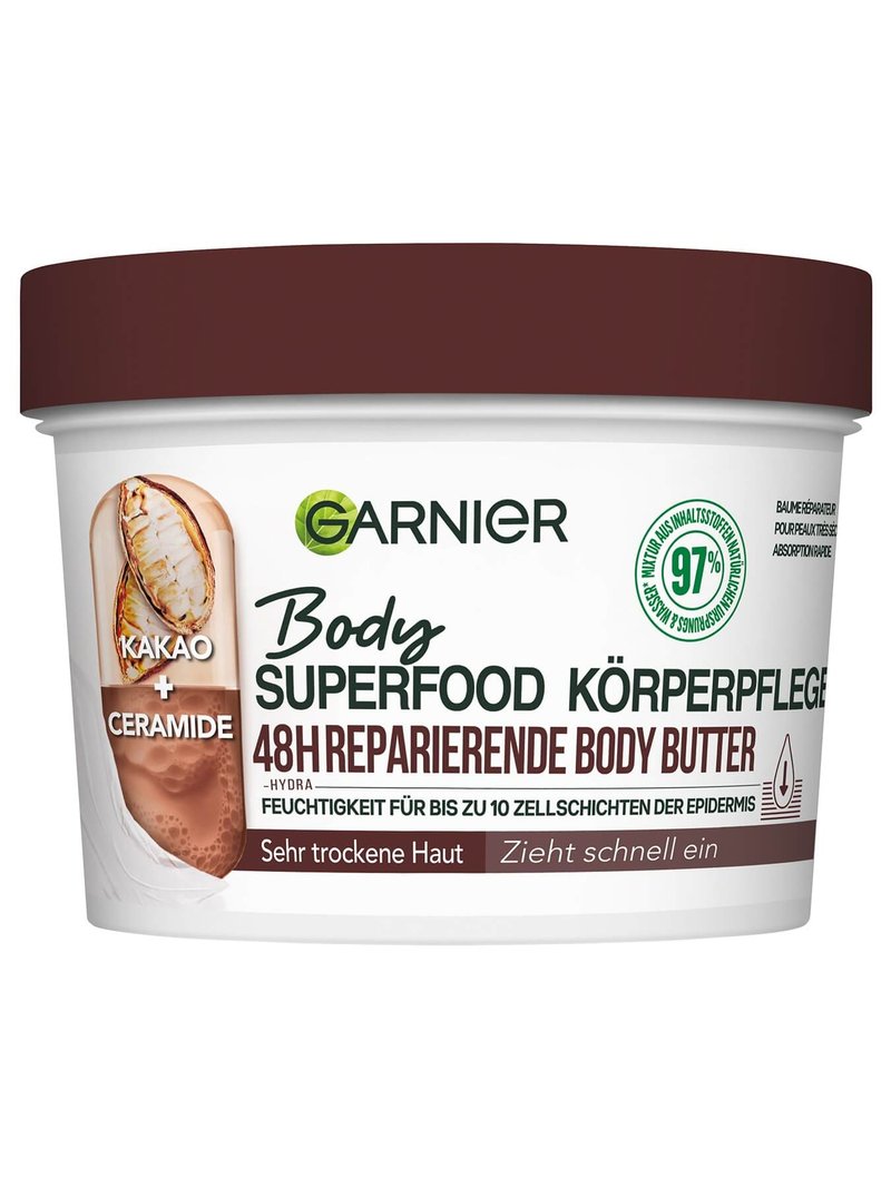 Körperpflege reparierende Body Butter Kakao Garnier