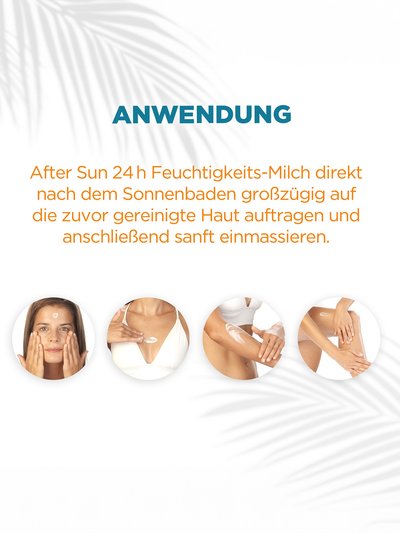 After Sun 24h Feuchtigkeits-Milch - Beschreibung der Anwendung