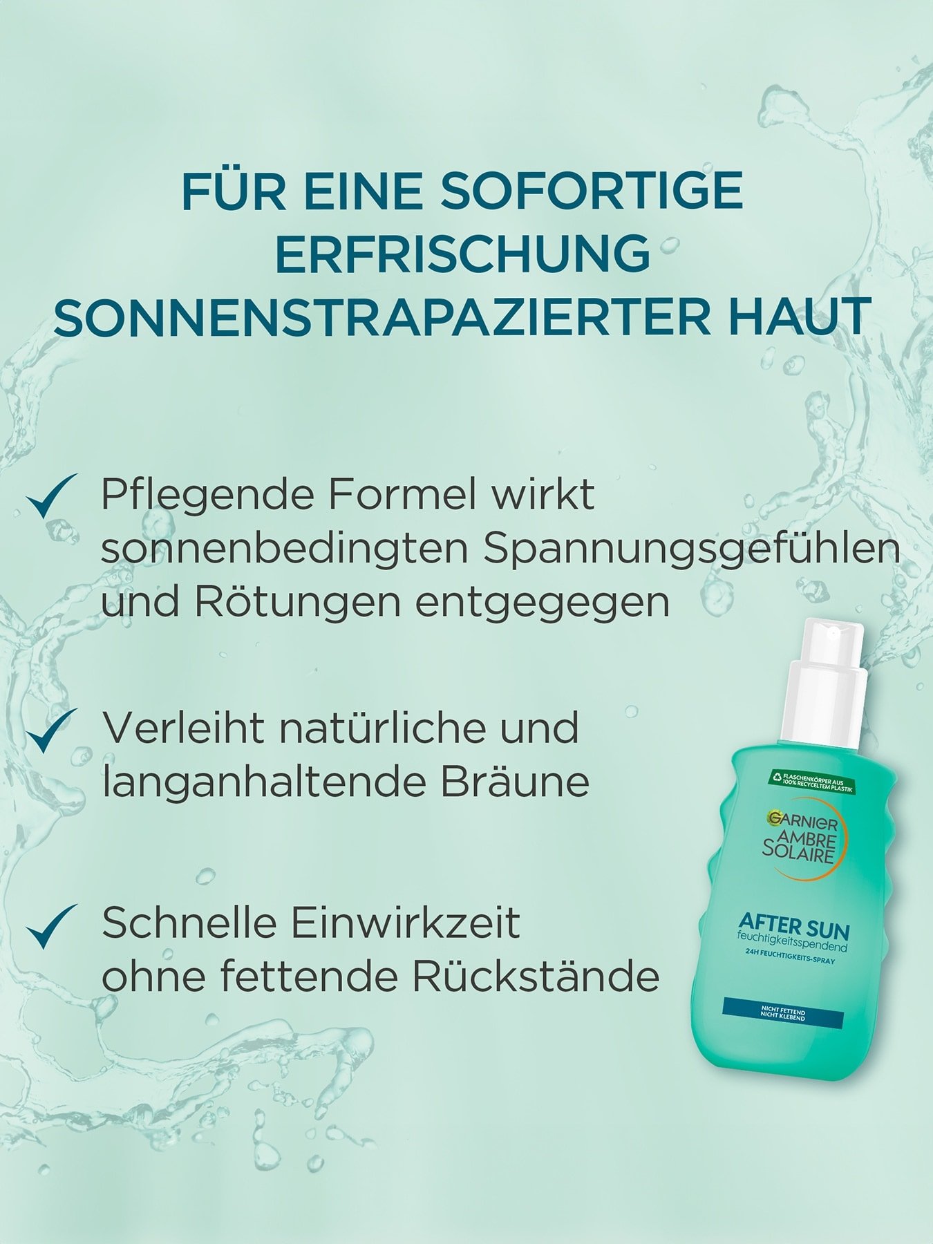 24h Feuchtigkeitsspray - 3 Produktvorteile