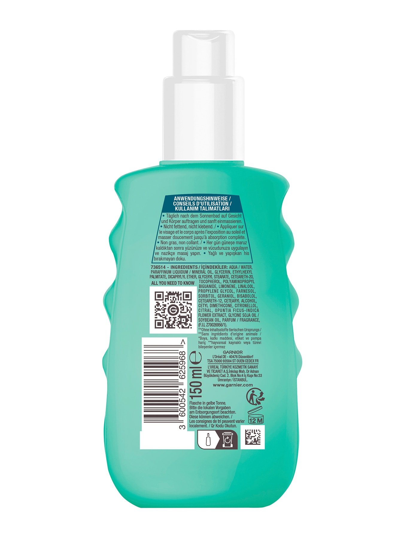 Produktabbildung Garnier Ambre Solaire After Sun Spray 