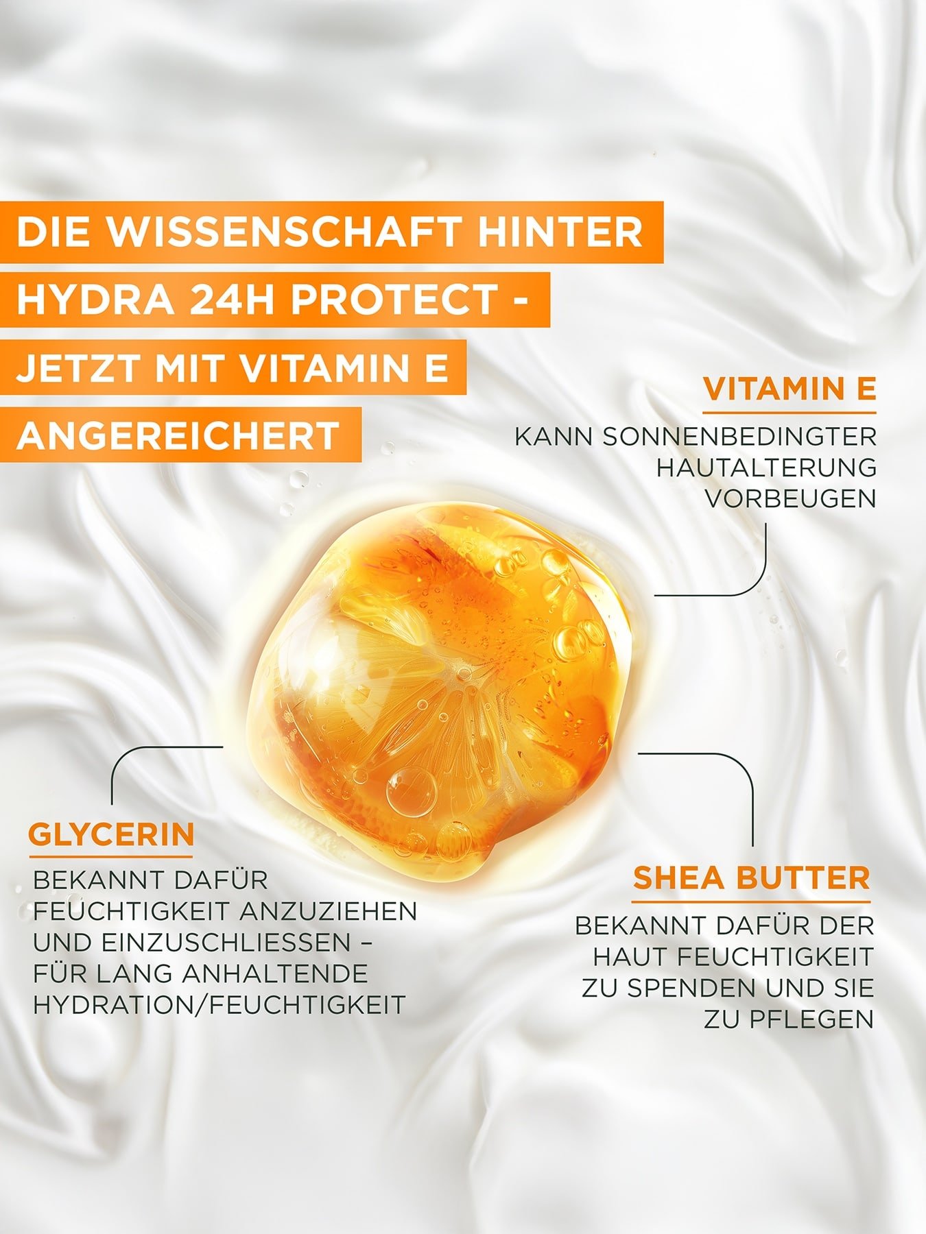 Garnier Ambre Solaire Hydra 24H protect mit Votamin E angereichert