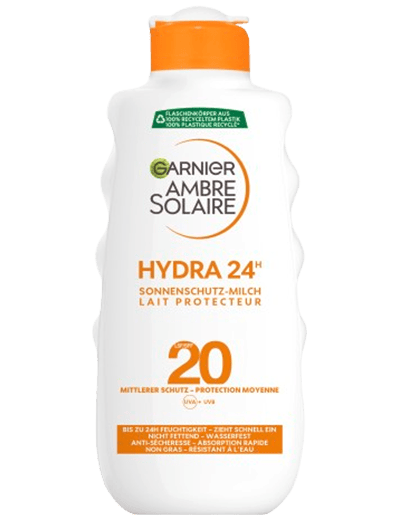Ambre Solaire Hydra 24h Sonnenschutz-Milch LSF 20 -Produktabbildung
