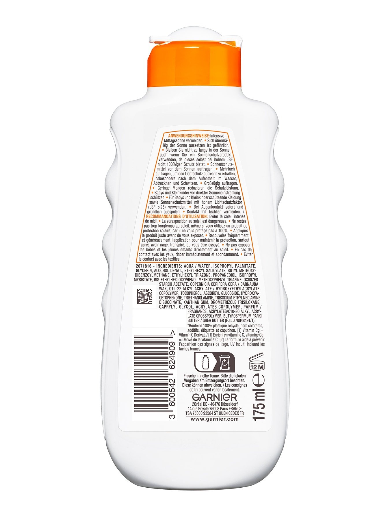 Produktabbildung Garnier Ambre Solaire Hydra 24H Protect LSF 30