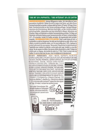 Produktabbildung Garnier Ambre Solaire Hydra Protect 24H LSF 30