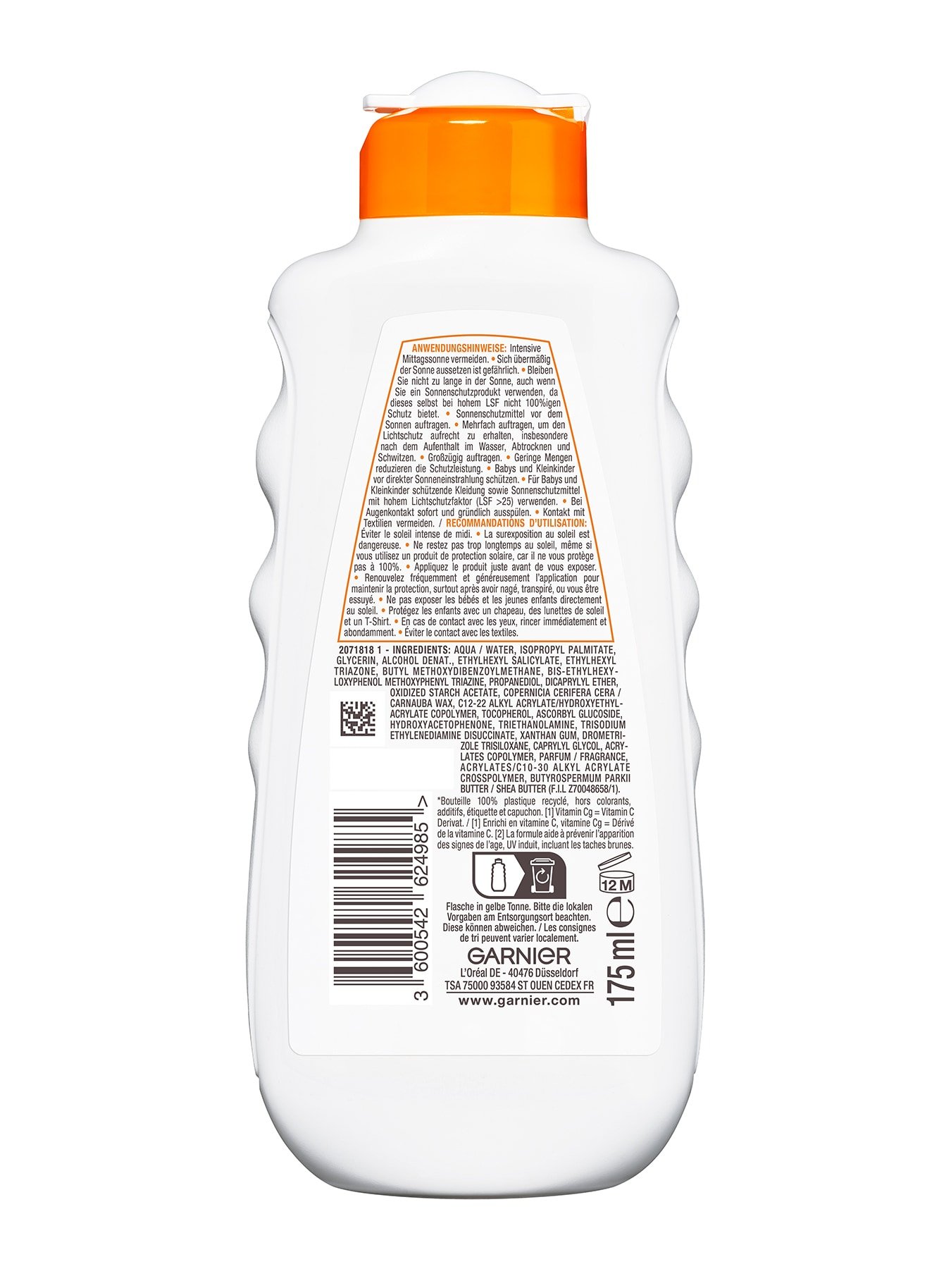 Produktabbildung Garnier Ambre Solaire Hydra 24H Protect 50+