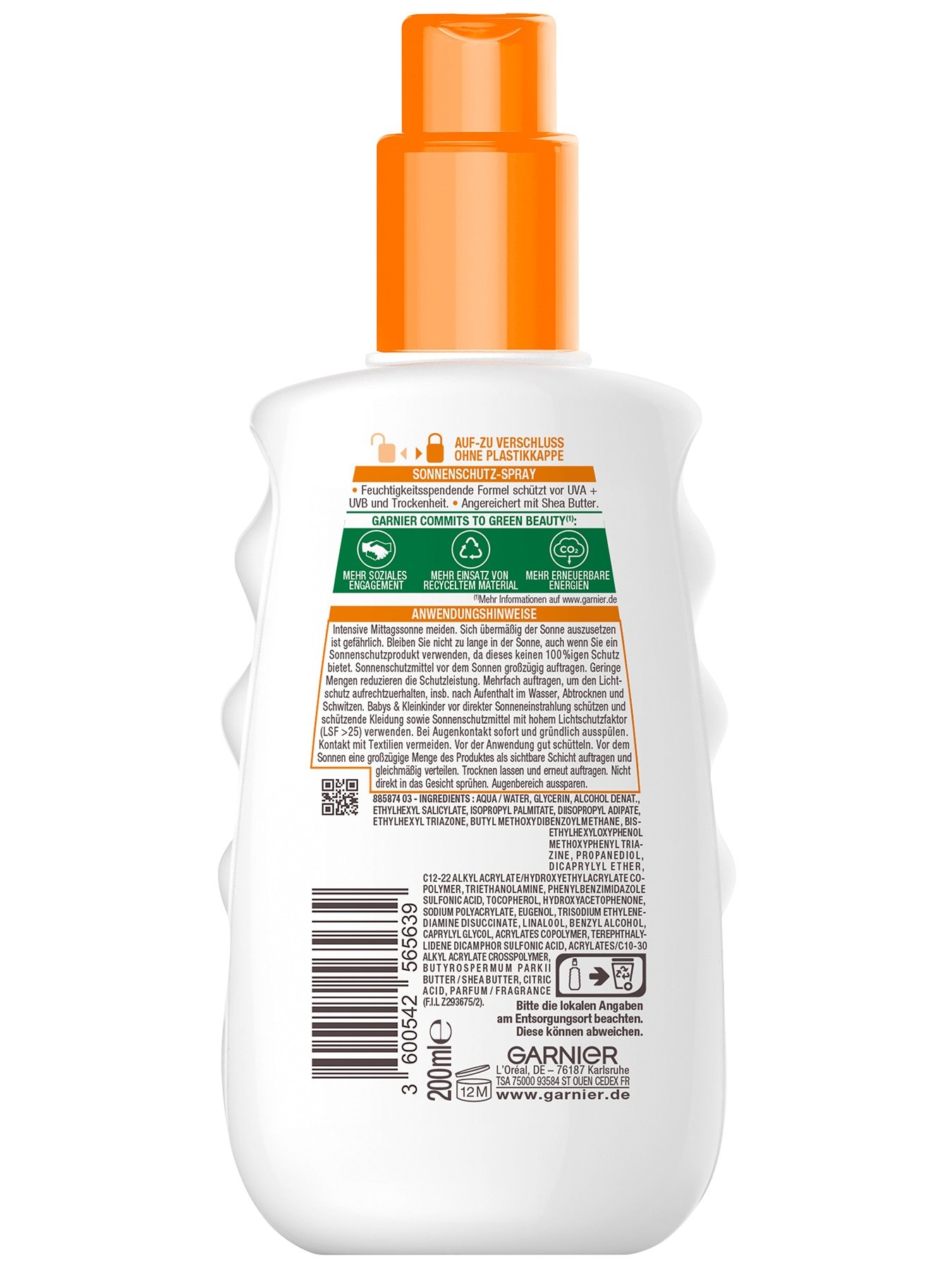 Ambre Solaire Hydra 24h SonnenschutzSpray LSF 30 Garnier