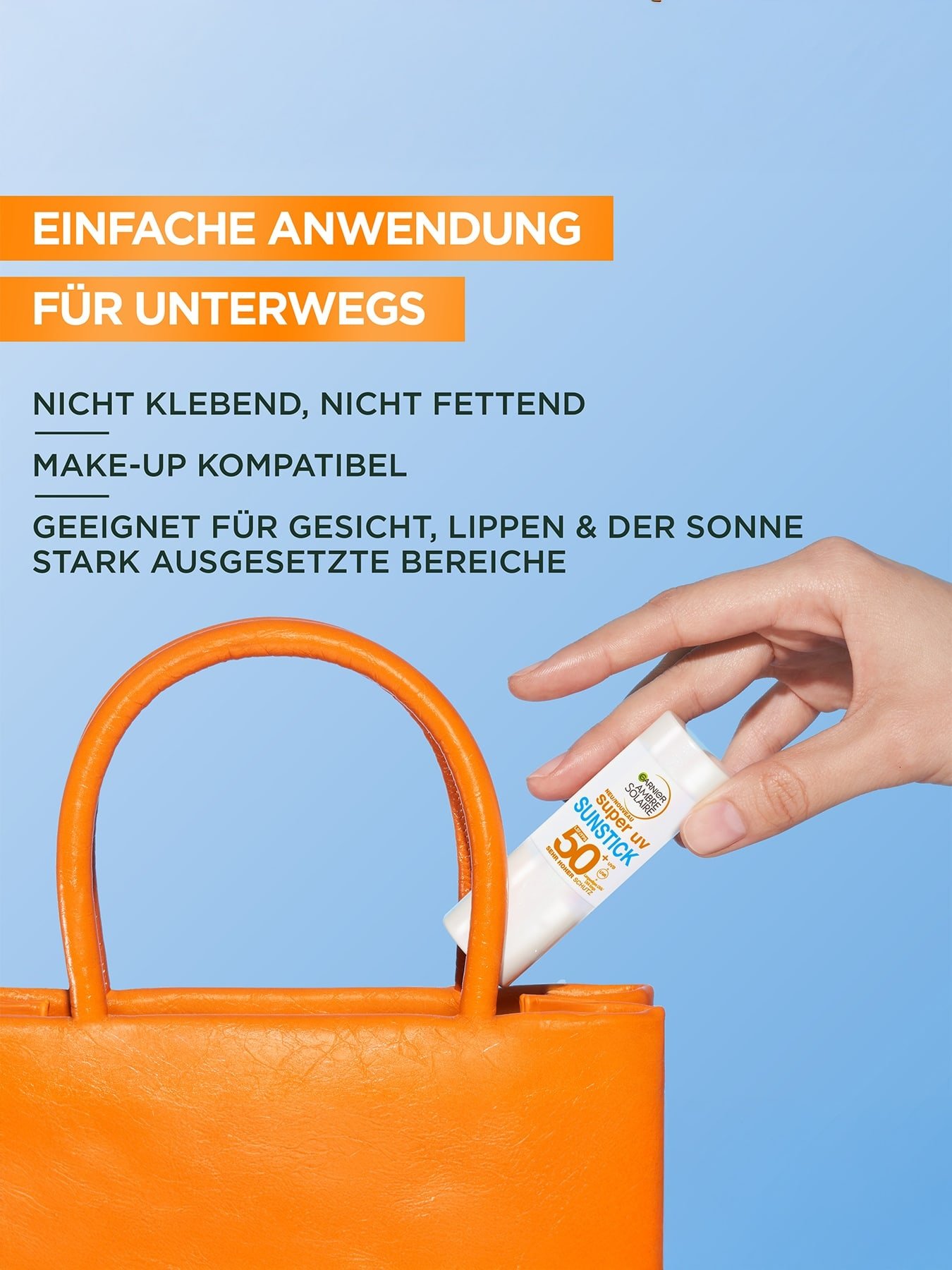 Anwendung Ambre Solaire Super UV Sunstick LSF 50+