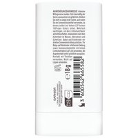 Rückseite der Verpackung des Garnier super uv sunstick LSF 50+.