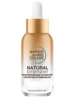 Ambre Solaire Natural Bronzer Selbstbräunungs-Konzentrat - Produkt Rückansicht