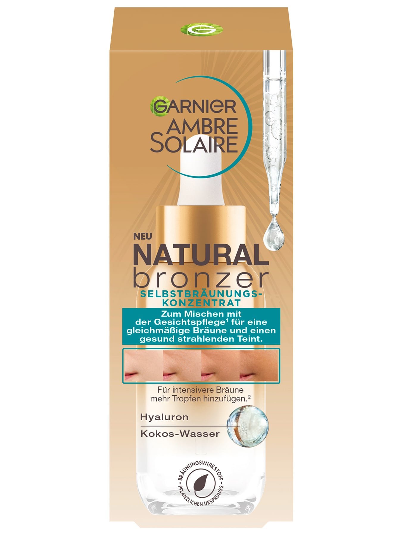 Ambre Solaire Natural Bronzer Selbstbräunungs-Konzentrat - Ansicht Verpackung