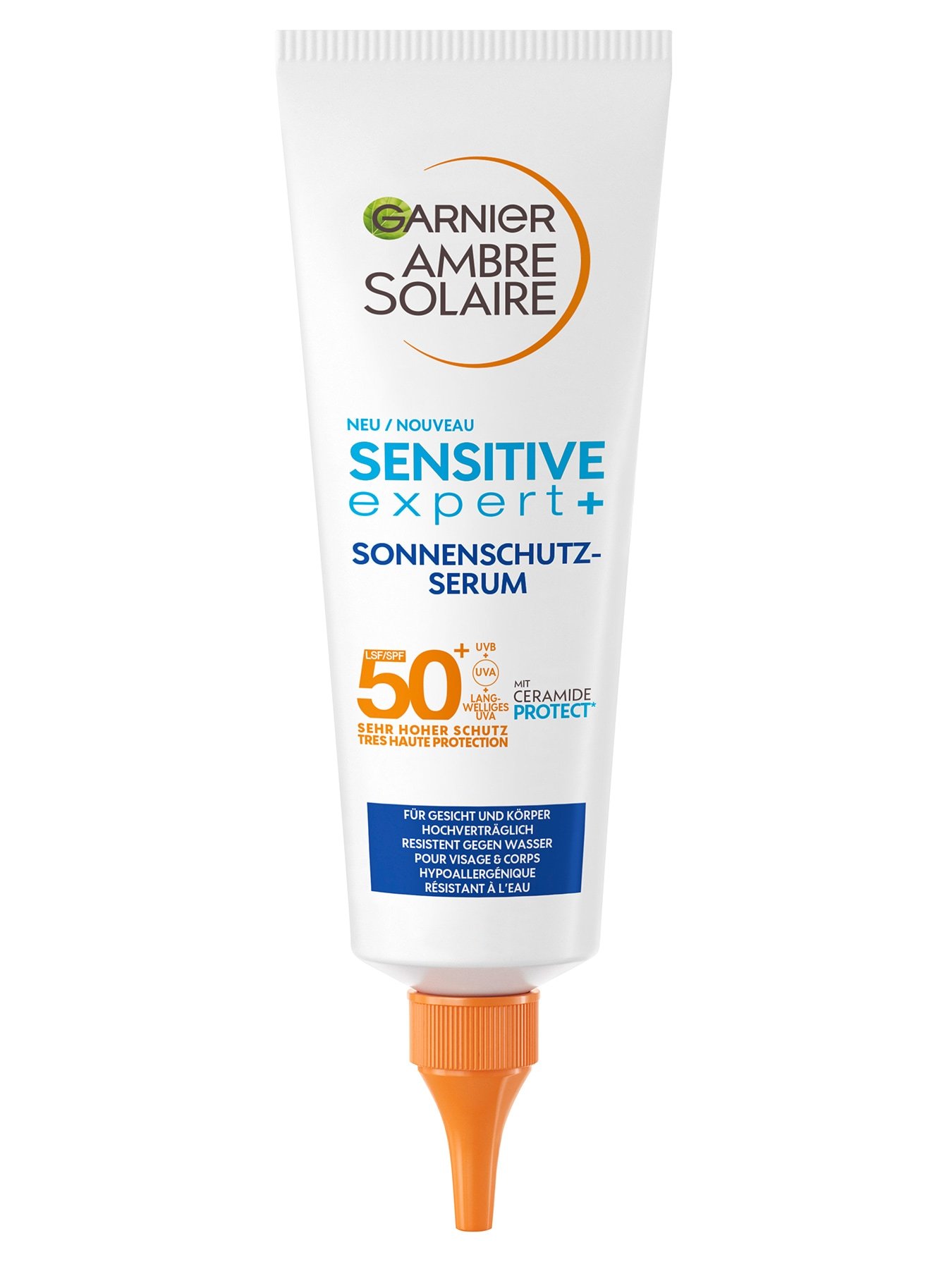 Ambre Solaire Sensitive Expert+ Sonnenschutz-Serum LSF 50+ - Produktabbildung