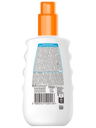 Sensitive expert+ Sonnenschutz-Spray LSF 50+ - Produkt Rückansicht