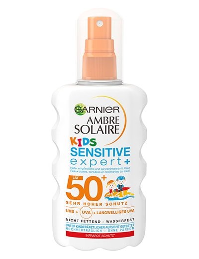 Spray-LSF-50-Ambre-Solaire-Kids-Sensitiv-Expert-Plus-200ml-Vorderseite-Garnier-Deutschl-kl