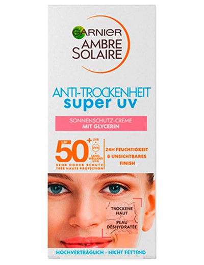 Anti-Trockenheit  Super UV Sonnenschutz-Creme LSF50+