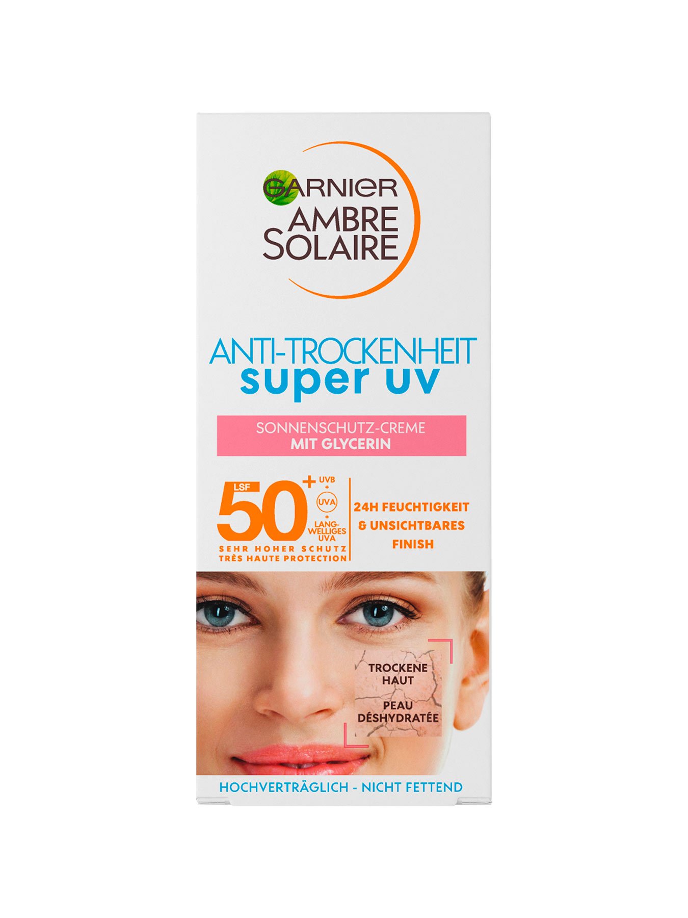 Anti-Trockenheit  Super UV Sonnenschutz-Creme LSF50+
