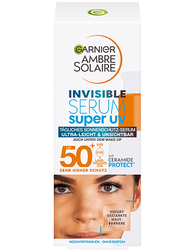 Invisible Serum Super UV Sonnenschutz-Serum LSF 50+ Verpackung
