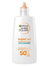 Ambre Solaire Super UV Sonnenschutzfluid mit Niacinamid LSF 50+ Produktbild