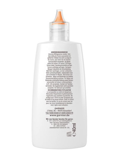 Super UV Sonnenschutz-Fluid LSF 50+ mit Hyaluronsäure - Produkt Rückansicht
