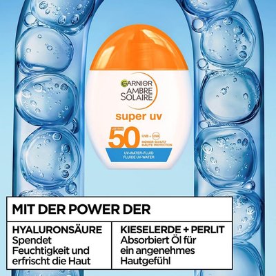 Inhaltsstoffe des Super UV UV-Water-Fluid Invisible LSF 50