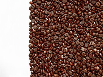 Nahaufnahme Kaffeebohnen