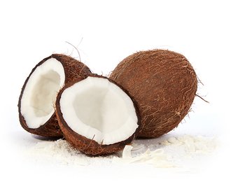 Nahaufnahme Kokosnuss