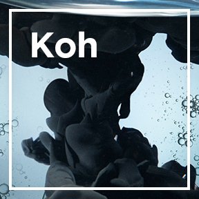 Aktivkohle in einer Flüssigkeit - Detailansicht