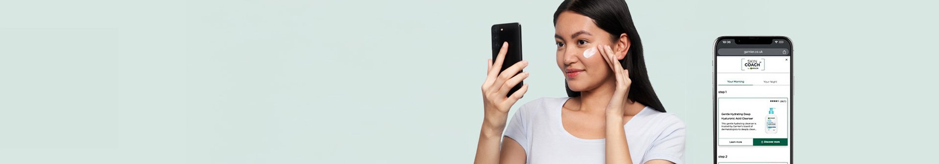 Die Online-Hautanalyse scannt die Größe Deiner Poren