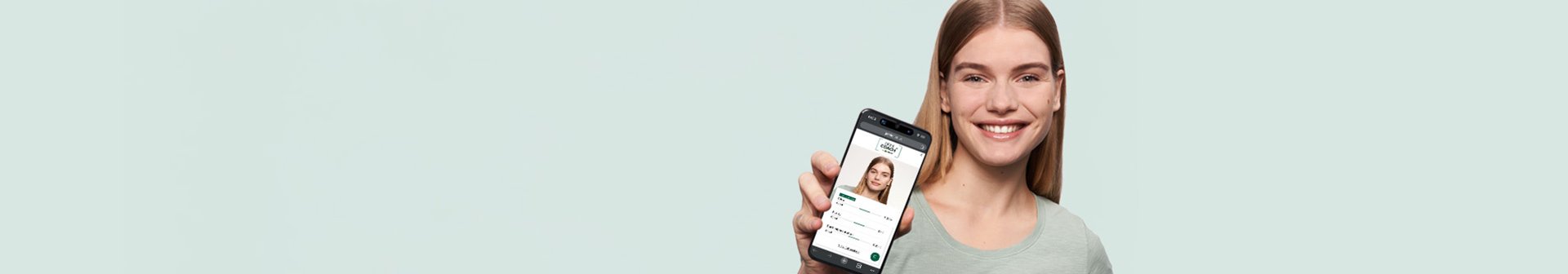 Auch die Augenfältchen in Deinem Gesicht erkennt die Hautanalyse online
