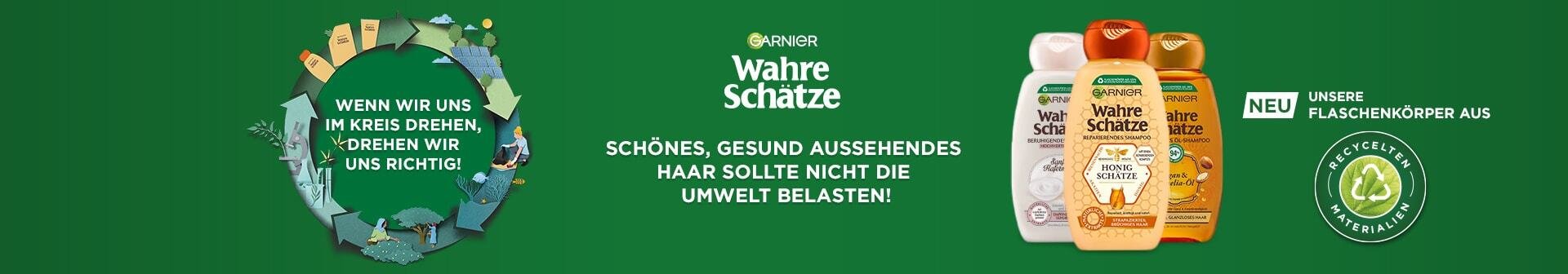 Garnier Wahre Schätze Kampagnenbanner