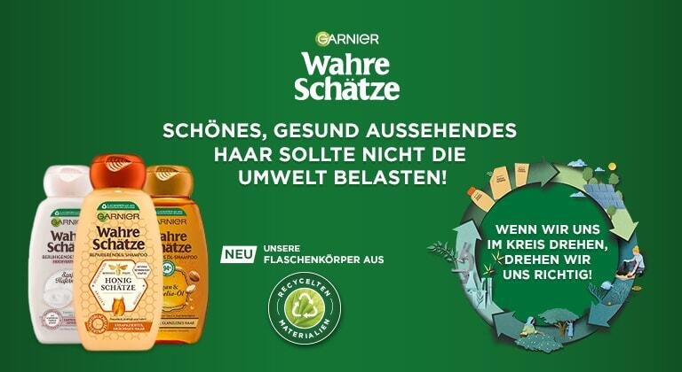Garnier Wahre Schätze Kampagnenbanner