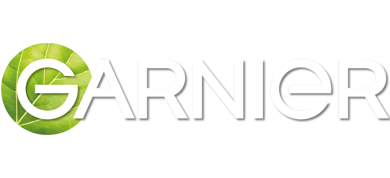 Garnier Logo in weiß