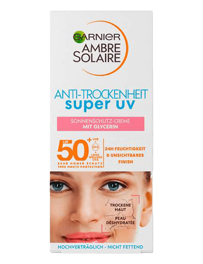 Garnier Ambre Solaire Anti-Trockenheit Super UV LSF 50 Produktabbildung