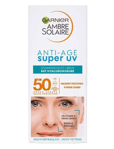 Garnier Ambre Solaire Anti-Age Super UV LSF 50 Produktabbildung