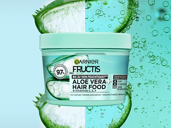 Garnier Fructis Hair Food Aloe Vera Erfahrungen Fructis Hair Food Aloe Vera – 100H Feuchtigkeit | Garnier