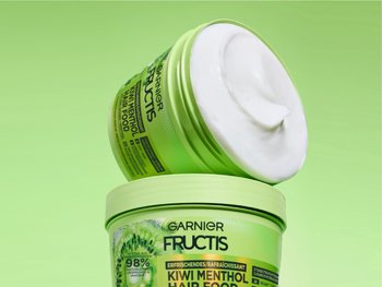 Kiwi Texturen und die Fructis Hair Food Kiwi Maske