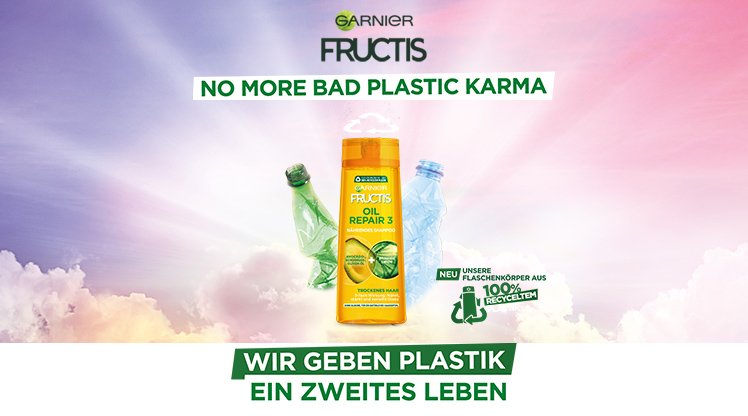 Garnier Plastikverpackungen - Wir geben Plastik ein zweites Leben