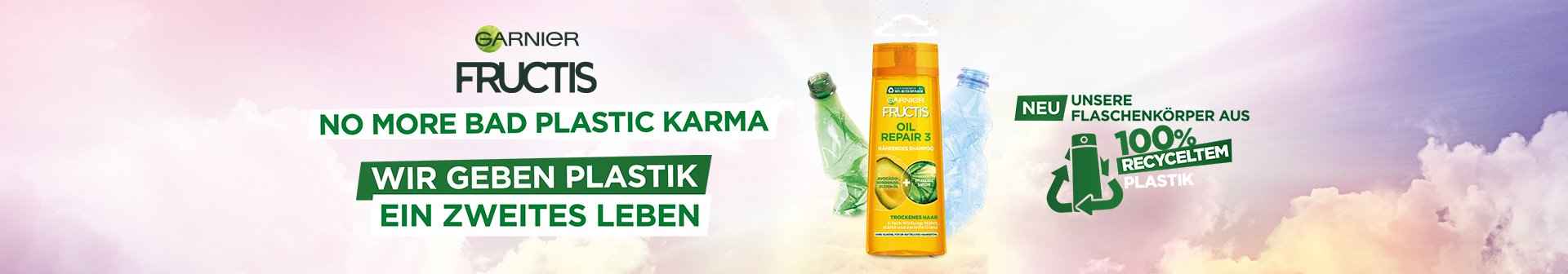 Garnier Plastikverpackungen - Wir geben Plastik ein zweites Leben