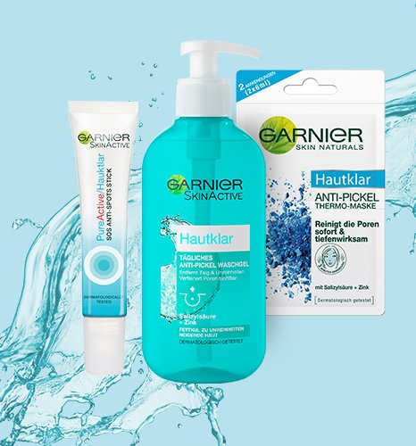 Garnier Hautklar Aktiv Akut Roll On Kaufen SkinActive Hautklar Gesichtspflege für reine Haut | Garnier