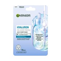 Garnier Glass Skin Hyaluron Jelly Sheet Mask packaging.